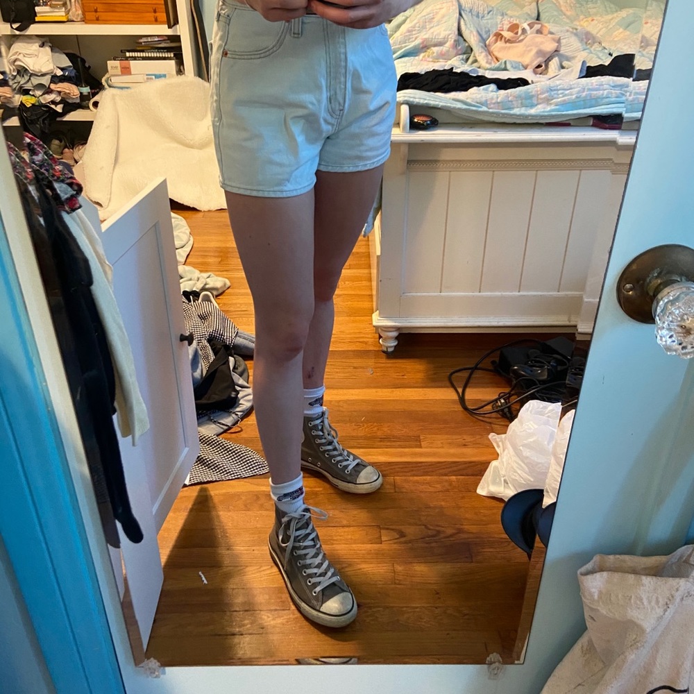Gray Hightop Chuck Taylor Converse